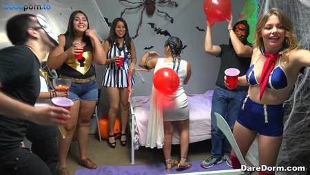 RealityKings Sophia Leone Alex Blake Joseline Kelly Michelle Martinez Halloween Dress Down 2016