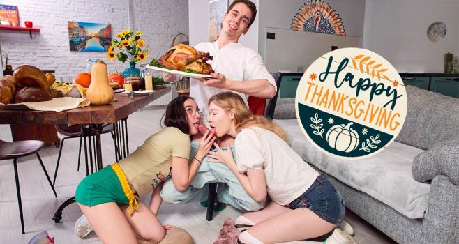 ClubSweethearts 27 11 2025 Mia Murkovski And Sia Florance Pussy stuffing for Thanksgiving Hardcore