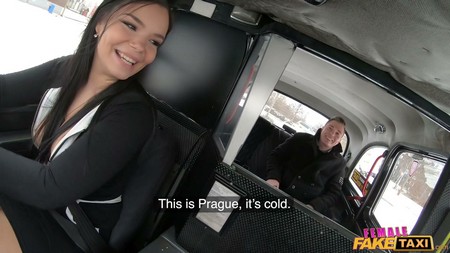 FemaleFakeTaxi Cums Three Times on his Birthday