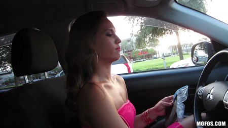 RealSlutParty 2013 09 03 Driving with Her Top Down Adriana Malao Alby Rydes