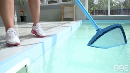 Busty BrunetteS Juggs Covered In Jizz